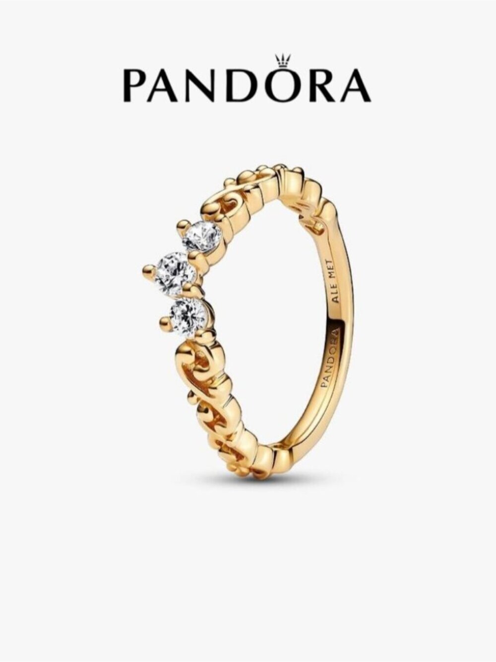 Pandora Regal Swirl Tiara Ring